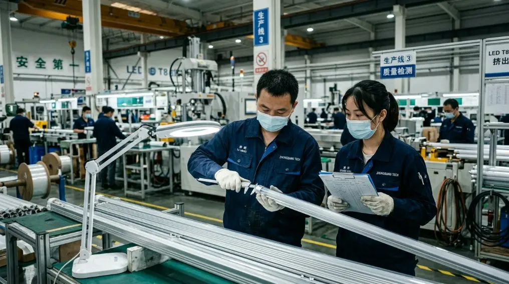 2026 China LED T8 Tube Factory: أغطية كمبيوتر ممتازة وقواعد ألومنيوم لمصنعي المعدات الأصلية العالميين